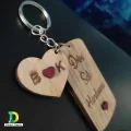 Customized Key Tags New Design Emblemed Key Tags, Personalized Wooden Key Tags, Key Chain Love Gift. 