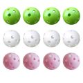 【HOT】 12 Pack Multicolor Plastic Golf Training Balls Airflow Hollow Diameter 1.65 Inch Golf Balls For Driving Range Swing Practice New. 