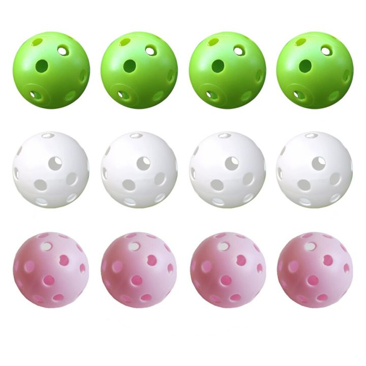 %E3%80%90HOT%E3%80%91%2012%20Pack%20Multicolor%20Plastic%20Golf%20Training%20Balls%20Airflow%20Hollow%20Diameter%201.65%20Inch%20Golf%20Balls%20For%20Driving%20Range%20Swing%20Practice%20New%20-%20Image%203