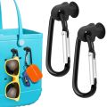 2pcs Key Holder for Bogg Bag Accessories for Bogg Bags Insert Charm Carabiner Keychain Compatible with Bogg Bag Beach Tote Bag. 
