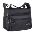 Leisure ] Shoulder Bag Six Large Capacity Zipper Waterproof Oxford Cloth Bag Wear-Resistant Men [ Men's Messenger Bag. 