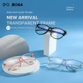 OQ BOGA 4 Colors Unisex Fashion Metal Full Rim Eye Protection Radiation Protection Computer Glasses Women Men Oval Frame Anti Blue Light Eyewear. 