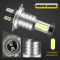 2X H7 LED Headlight Bulb Kit High Low Beam 100W 30000LM Super Bright 6000K White. 