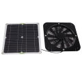 Greenhouse Solar Powered Fan 100W Round Effective Cooling Solar Panel Fan Kit. 