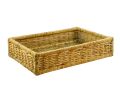 Tray / Cane Tray / Handmade Reed Storage Basket. 