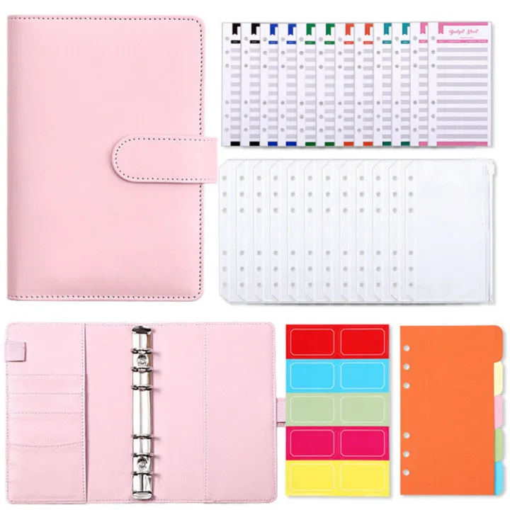 A6%20size%20Budget%20binder%20User-friendly%20Budget-friendly%20Compact%20design%20Money%20saving%20wallet%20material%20Multicolor%20options%20Notebook%20-%20Image%205