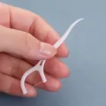 【WEJA】100Pcs Dental Floss Flosser Picks Toothpicks Teeth Stick Tooth Cleaning Interdental Brush Dental Floss Pick Oral Hygiene Care. 