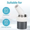 Secure Installation Drain Hose PVC Drain Adapter Washing Machine Drain Adapter Diameter 40MM Secure Hose Connection. 