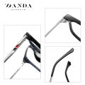 【Borro】2020 men and women TR90 anti-blue light mirror literary fashion computer glasses 6912 full frame metal flat mirror. 