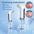 5 In 1 Electric Face Cleansing instrument High-suction Face Washing 3 gear Acne Extractor Pore Clean Machine Blackhead Remover Pore Cleaner / Oxygen injection/ Nourishing Skin Bubble Face Cleanser Facial Skin Care. 