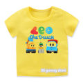 2022 T-Shirt For Boys Cute Leo The Truck Tv Show Cartoon Print Children'S T Shirt Funny Toddler Baby Tshirts Casual Kids Yellow. 