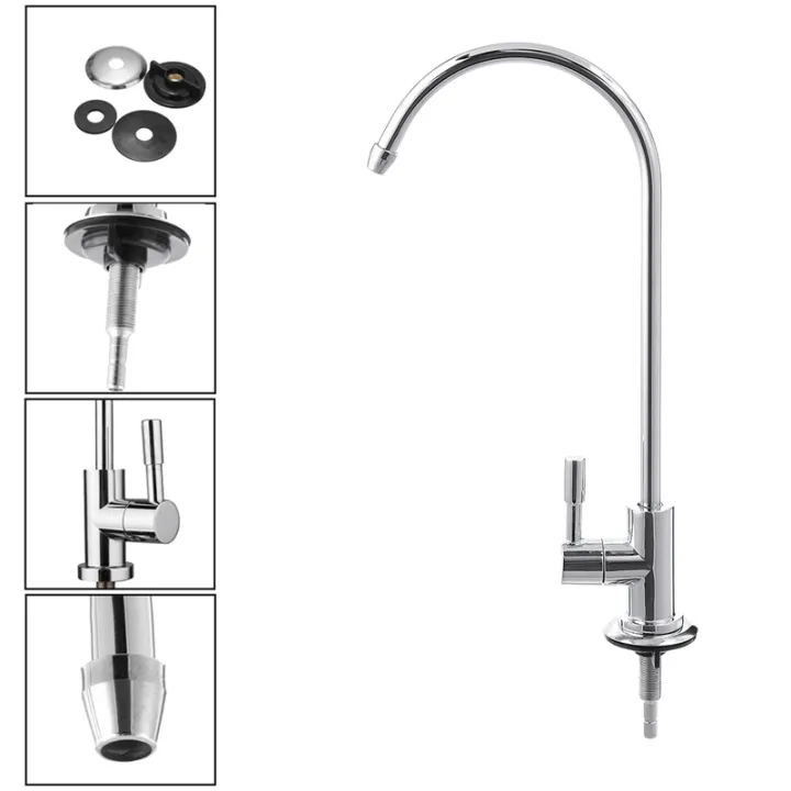1/4%20Inch%20Chrome%20Drinking%20Water%20Filter%20Faucet%20Reverse%20Osmosis%20Sink%20Kitchen%20Tap%20-%20Image%203