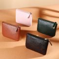 Simple Zipper High Quality Coin Purse PU Leather Lychee Pattern ID Card Case Women Men Wallet Purse Pouch Money Clutch. 