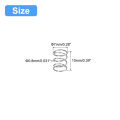 Compression Spring, 5Pcs 304 Stainless Steel, 7mm OD, 0.8mm Wire, 10mm Length. 
