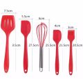 Silicone spoon set 5pcs set Silicone spoon set 5pcs set. 