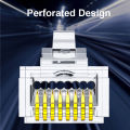 CAT6 CAT7 CAT5E RJ45 Connectors Pass Through Modular Plug Network UTP 3/50μ Gold-Plated 8P8C Crimp End for Ethernet Cable. 