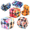 Infinity Cube Camo Fidget Toy Mini Sensory Toy Folding Finger Anti Anxiety Stress Kids Gift. 