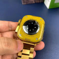 G9 Ultra Pro Gold  Smart Watch Hk 9Ultra Fendior New G9 Ultra Pro Gold Ultra Series i20 Ultra Suite with airpods Hk 9 Ultra Watch Wireless Charging. 
