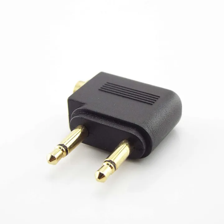 2pcs%203.5mm%20Jack%20Airline%20Airplane%20Earphone%20Headphone%20Headset%20Audio%20Connector%20Plug%20Adapter%20for%20Travel%20Headphone%20-%20Image%205