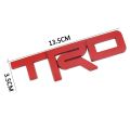 1 Piece For TRD Logo Car Front Grille Emblem Badge Stickers Styling For Toyota Hilux Vios Coaster Altis Rush Innova Fortuner wigo Hiace 86 Avanza Sienta Car Accessories. 