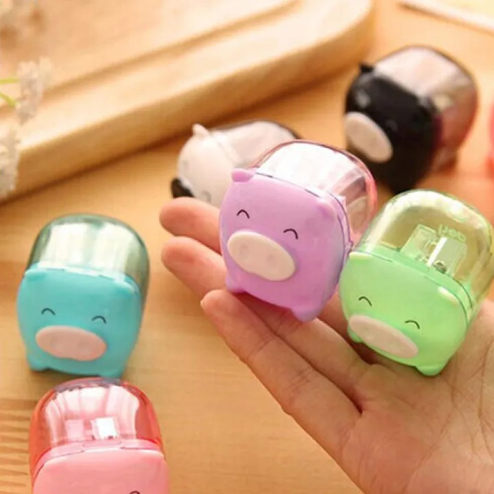 1Pc%20Cute%20Mini%20Pig%20Shaped%20Super%20Cartoon%20Student%20Pencil%20Sharpener%20Stationery%20Tool%20-%20Image%203