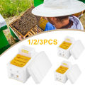 1/2/3pcs Beehive Beekeeping King Box Foam Home Bee Hive Pollination Boxes Harvest Bee Hive Beekeeper Mating Accessories. 