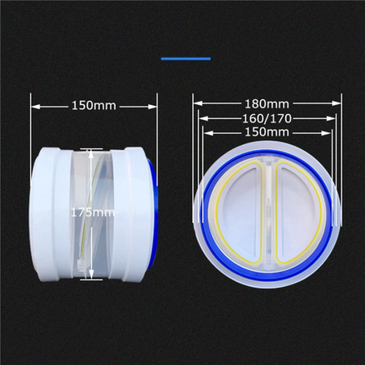 2X%20Kitchen%20Range%20Hoods%20Check%20Valve%20for%20150/160/180mm%20Pipe%20Double-Ended%20Anti%20Odor%20Check%20Control%20Air%20Outlet%20System-C%20-%20Image%206