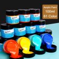 61 Colors 100ml Acrylic Paint Bottle Set Suitable Cavas,Wood,Rock,Painting,Ceramic Art Drawing Supplies. 