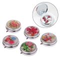 First Aid Health Care Storage Pill Medicine Floral Print Box Container Organizer Creative Pill Box Three Compartment Pill Box. 