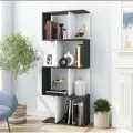 VTEC FURNITURE Modern Display Rack / 4-Tier Bookcase / Ornament Rack/ Simple shelf/ Bookcases /  Shelves / Objects Display Rack/  Home Decor / Modern Furniture / Multifunctional bookcase / Combination Floor Cabinet. 