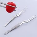 Chef Dessert Making Tools Stainless Steel Food Tweezers Home Kitchen Accessories Cooking Barbecue Clips Portable Picnic Clips. 