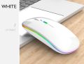 RGB Tablet Phone Computer Bluetooth Wireless Mouse Charging Luminous 2.4G USB Wireless Mouse Portable Mouse. 
