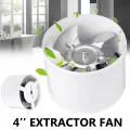 4inch Silent Bathroom Kitchen Inline Wall Mounted Ventilation Extractor Fan. 