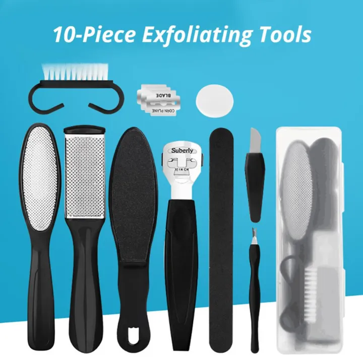 Pedicure%20Kit%2010%20in%201%20Stainless%20Steel%20Professional%20Pedicure%20Set%20Tools%20Rasp%20Peel%20Dead%20Hard%20Skin%20Callus%20Remover%20Feet%20Care%20Pedicure%20-%20Image%202