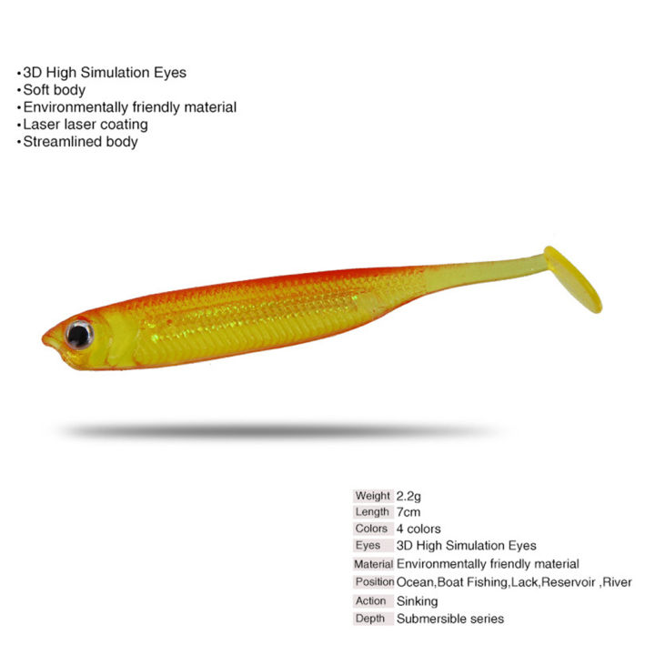 5PCS%20Soft%20Lures%20Easy%20Shiner%20Double%20Color%20Artificial%20Bait%207cm%20Yellow%20-%20Image%206
