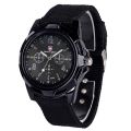 【Miga Plaza】Jam Tangan Wanita  Classic Men Women Sea Outdoor Fashion Belt Gemius Swiss Nylon Belt Military Watch. 