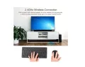 2.4G Wireless Keyboard  Portable Keyboard Mouse Combo Mini Keyboard and Mouse Set. 