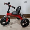 ACCESS Heavy-Duty Kids Tricycle with Horn & Bottle – Model 100 | 1-5 Years Toddler Bike – Big Wheels & Backrest. 