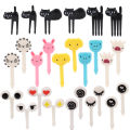 6/10Pcs Cute Mini Fruit Fork Kids Cake Dessert Toothpick Lunch Party Decor. 