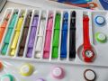 11 pcs Colors Interchangeable Ladies Watch Set Women's Color Belt Watch Random Set Gift. 