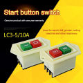 380V LC3-5/10A ON-OFF Push Button Switch 2 Positions Three Phase Start Button. 