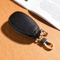 Fashion Leather Car Key Bag Unisex Crocodile Print Zipper Keys Housekeeper Cow Split Leather Key Organizer Case Wallet Men. 