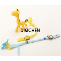 DISICHEN 2 IN 1 Baby Pacifier Toy Dual Use Clip Anti Lost Holder Fifty percent discount Chain Teether Hanger Newborn Dummy Holder 安抚奶嘴夹扣带. 