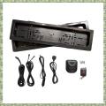 Ktteay EU License Plate Car License Plate Shutter Car Number Roller Shutter Cover Remote Hide Cover Shutter Frame 2PCS. 