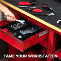 FORIDE Tool Box Organizer and Storage Tray, Tool Box Drawer Organizer Bins, Toolbox Organizer Tray Divider Set, Black 96 Pack. 