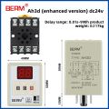 BEMAH3D Digital Time Relay AH3D-D3 Time Controller 24V 220V Power-On Delay. 