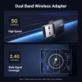 UGREEN AX900 WiFi Adapter, USB WiFi 6 Dongle Wireless Dual Band 5GHz/2.4GHz Network Adapter for Desktop Laptop, Bulit-in Driver Only for Windows 10/11. 