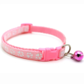 Cute Paw Design Cat Collar with Bell and Cat Belt - Adorable Accessory for Your Feline Friend. 