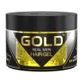 Gold Gift Box for Men - Valentines Male Bundle Pack with Cologne 100ML, Deo Spray 150ML, Aftershave 90ML & Hair Gel 100ML - Arctic. 