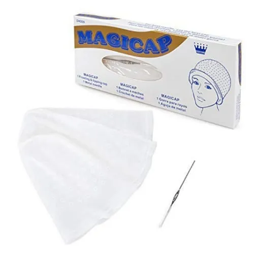 Magic cap Hair Color Highlighting Caps with Silicone Needles Hair Dye Caps